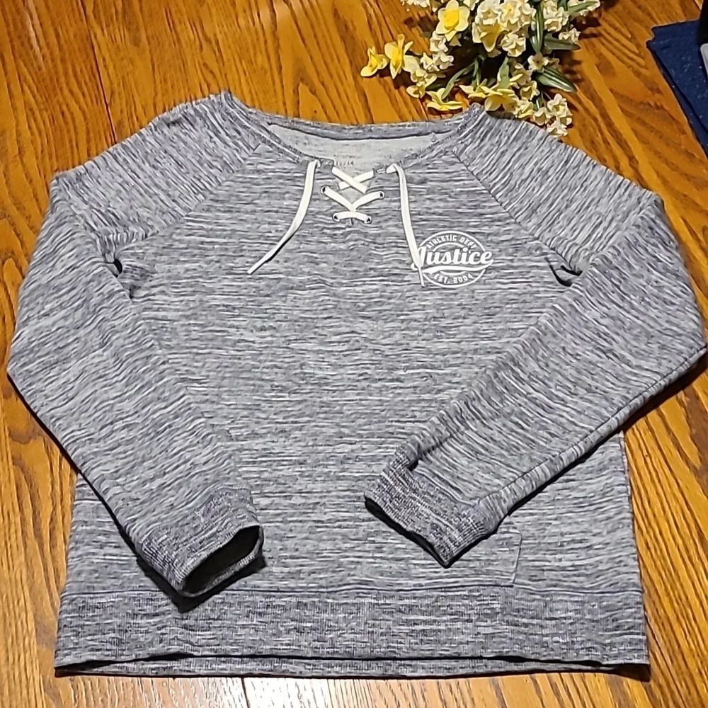 Justice Long Sleeved Athletic Shirt - Girl's 12/14
